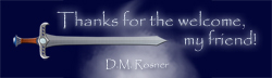 Thanks for the welcome, my friend!
